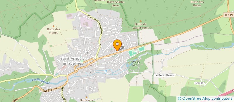 localisation de l'entreprise MADAME CELINE THILLE  SAINT-ARNOULT-EN-YVELINES