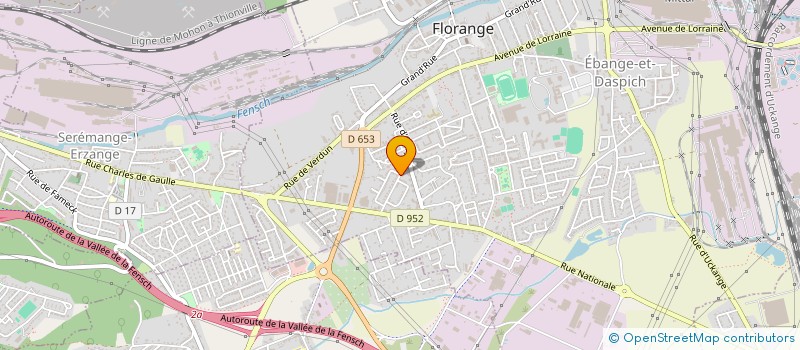 localisation de l'entreprise MADAME CELINE THIRY  FLORANGE