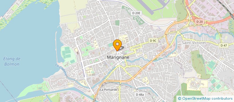 localisation de l'entreprise MADAME CELINE THOMAS à MARIGNANE