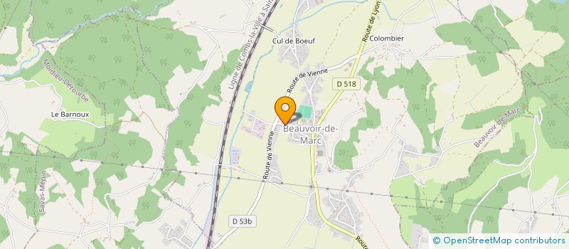 localisation de l'entreprise MADAME CELINE THOMAS  MEYRIEU-LES-ETANGS