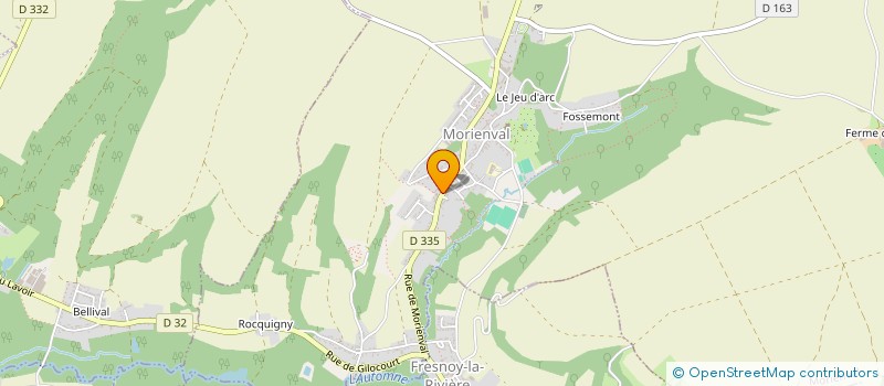 localisation de l'entreprise MADAME CELINE THUILLIER  MORIENVAL