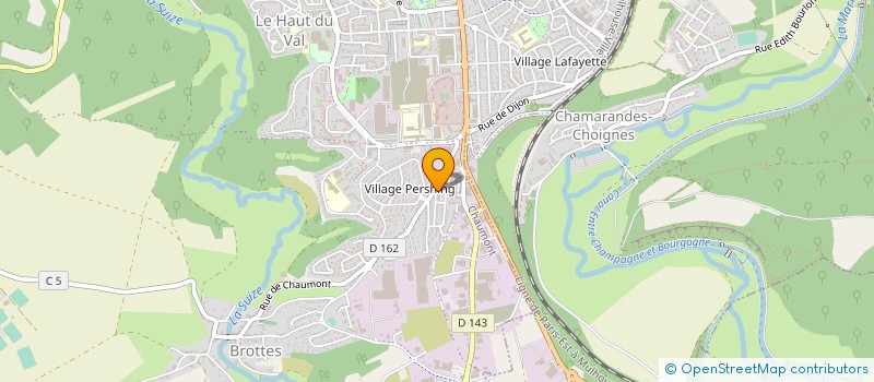 localisation de l'entreprise MADAME CELINE THURET à CHAUMONT