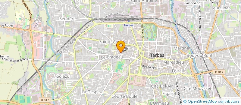 localisation de l'entreprise MADAME CELINE TIENNOT  TARBES