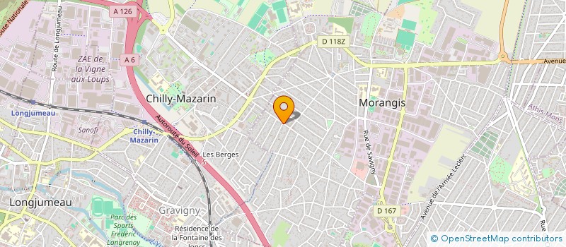 localisation de l'entreprise MADAME CELINE TILMONT à MORANGIS