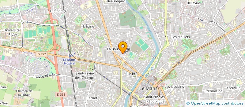 localisation de l'entreprise MADAME CELINE TIMMEL à LE MANS