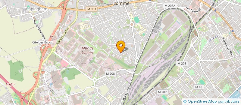 localisation de l'entreprise MADAME CELINE TISSEGOUINE à LILLE