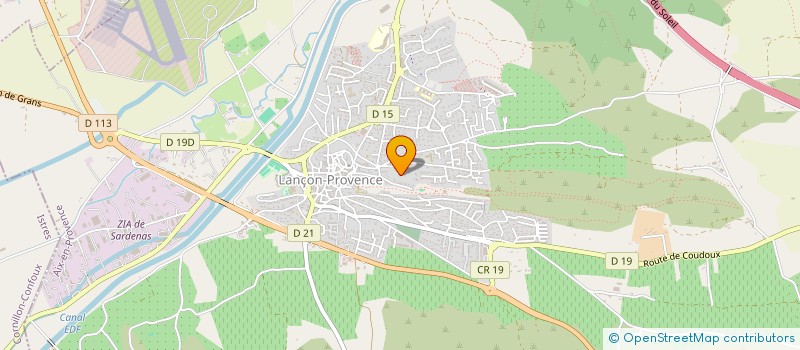 localisation de l'entreprise MADAME CELINE TISSERON  LANCON-PROVENCE