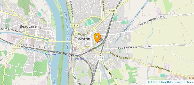 localisation de l'entreprise MADAME CELINE TORRES  TARASCON