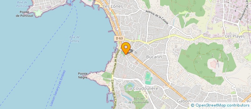 localisation de l'entreprise MADAME CELINE TOURNADRE à SIX-FOURS-LES-PLAGES