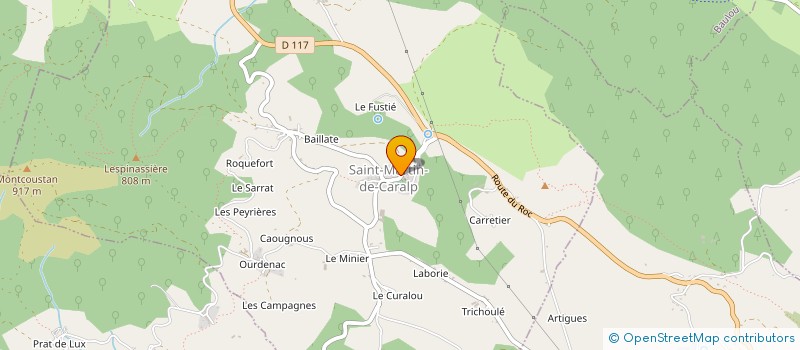 localisation de l'entreprise MADAME CELINE TRANNOY à LOUBIERES
