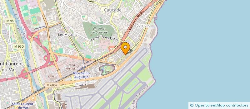 localisation de l'entreprise MADAME CELINE TREGAN  NICE