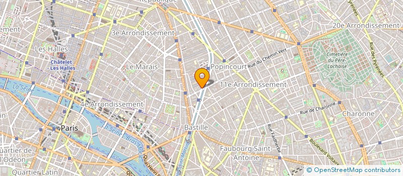 localisation de l'entreprise MADAME CELINE TREGUER  PARIS