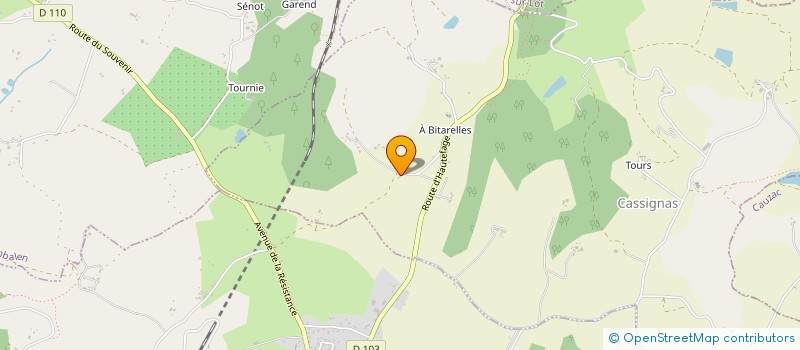 localisation de l'entreprise MADAME CELINE TREMOLIERE  CASSIGNAS