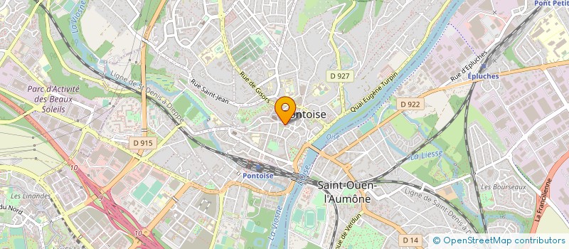 localisation de l'entreprise MADAME CELINE TREPY  PONTOISE