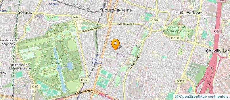 localisation de l'entreprise MADAME CELINE TRIDON à BOURG-LA-REINE
