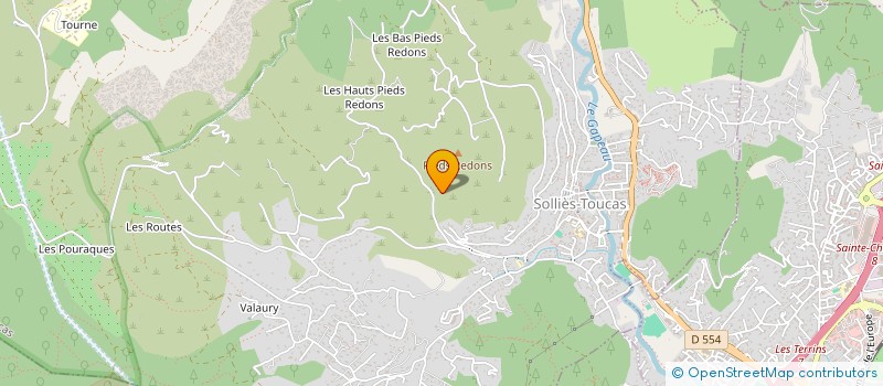 localisation de l'entreprise MADAME CELINE TROIN à SOLLIES-TOUCAS