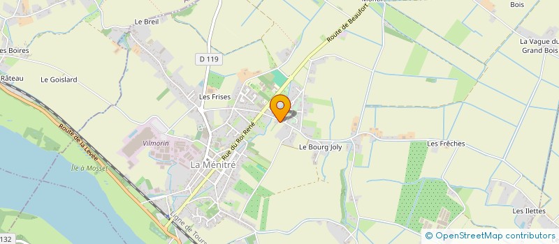 localisation de l'entreprise MADAME CELINE TROUILLARD  LES BOIS D'ANJOU