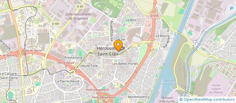 localisation de l'entreprise MADAME CELINE TRUONG à HEROUVILLE-SAINT-CLAIR