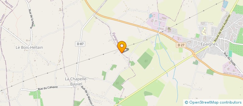 localisation de l'entreprise MADAME CELINE TURGIS  LA CHAPELLE-BAYVEL