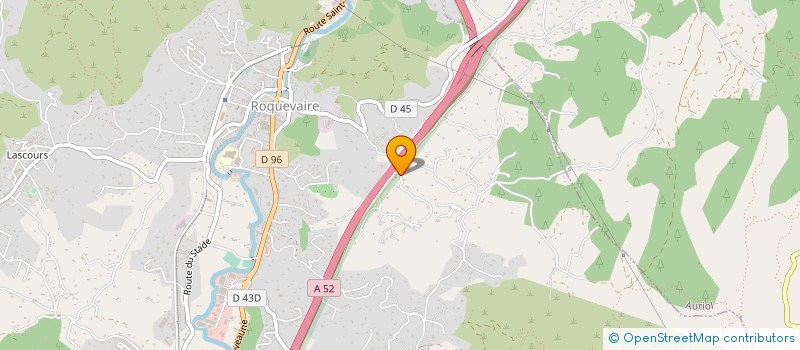 localisation de l'entreprise MADAME CELINE TUTIN  ROQUEVAIRE