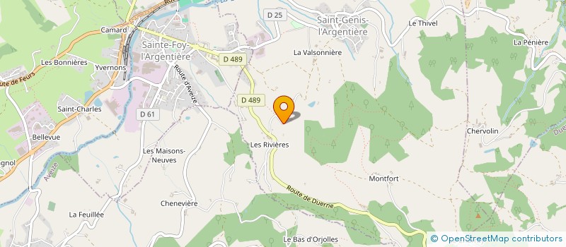 localisation de l'entreprise MADAME CELINE TYRODE  VILLECHENEVE