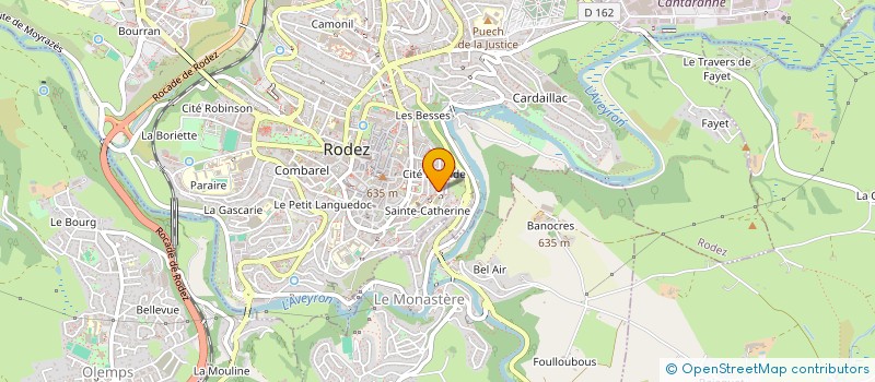 localisation de l'entreprise MADAME CELINE ULVOAS à ALBI