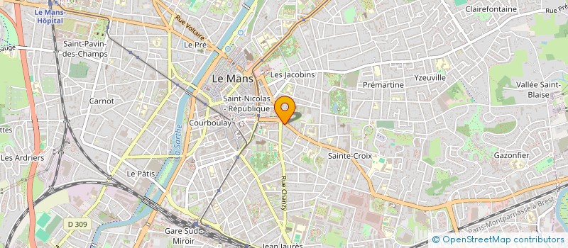 localisation de l'entreprise MADAME CELINE URBAIN à LE MANS