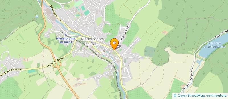 localisation de l'entreprise MADAME CELINE URLACHER  NIEDERBRONN-LES-BAINS