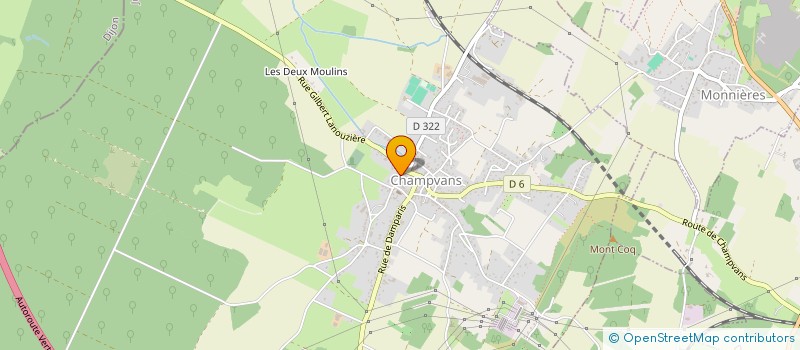 localisation de l'entreprise MADAME CELINE VACHON à CHAMPVANS