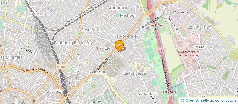 localisation de l'entreprise MADAME CELINE VAGUER à TOULOUSE