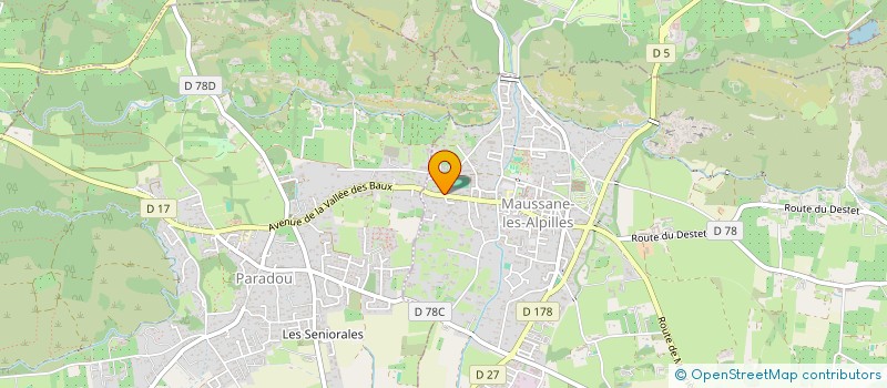 localisation de l'entreprise MADAME CELINE VALADE  PARADOU