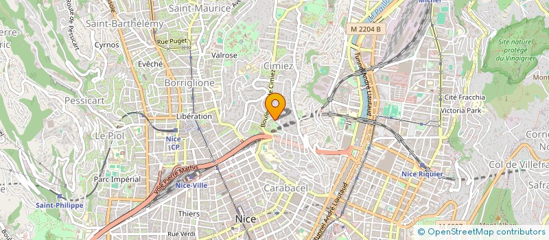 localisation de l'entreprise MADAME CELINE VALENZA à NICE