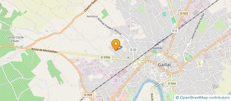 localisation de l'entreprise MADAME CELINE VALERIE MARENDA  GAILLAC