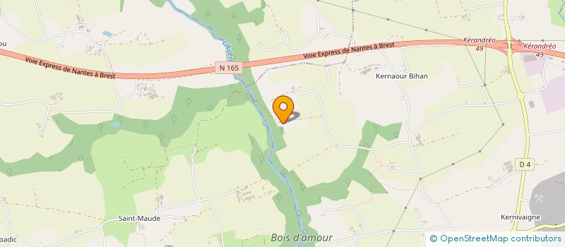 localisation de l'entreprise MADAME CELINE VALETTE  RIEC-SUR-BELON