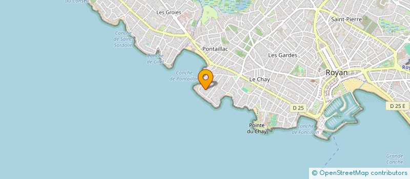 localisation de l'entreprise MADAME CELINE VALLAIN  ROYAN