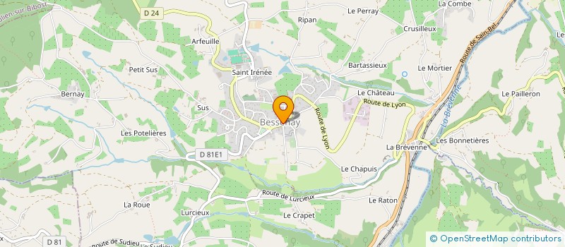 localisation de l'entreprise MADAME CELINE VALLET  BESSENAY