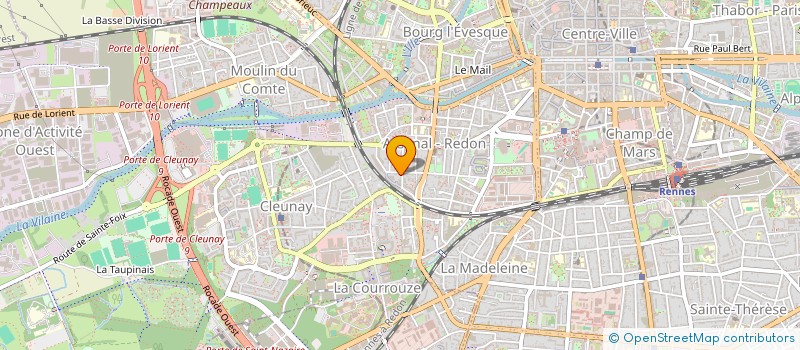 localisation de l'entreprise MADAME CELINE VALTER  RENNES