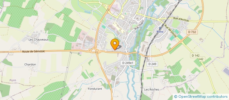 localisation de l'entreprise MADAME CELINE VAN DE VELDE  PONS