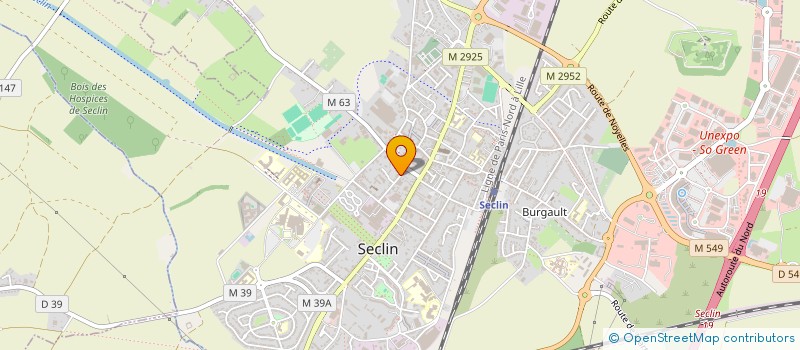 localisation de l'entreprise MADAME CELINE VANDENBUSSCHE à SECLIN