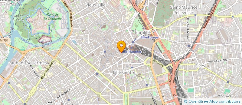 localisation de l'entreprise MADAME CELINE VANDROMME à LILLE