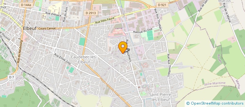 localisation de l'entreprise MADAME CELINE VANMERRIS  CAUDEBEC-LES-ELBEUF