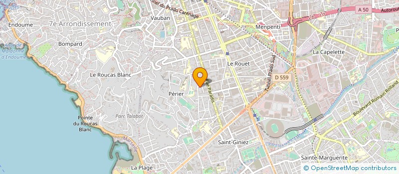 localisation de l'entreprise MADAME CELINE VANNI à MARSEILLE