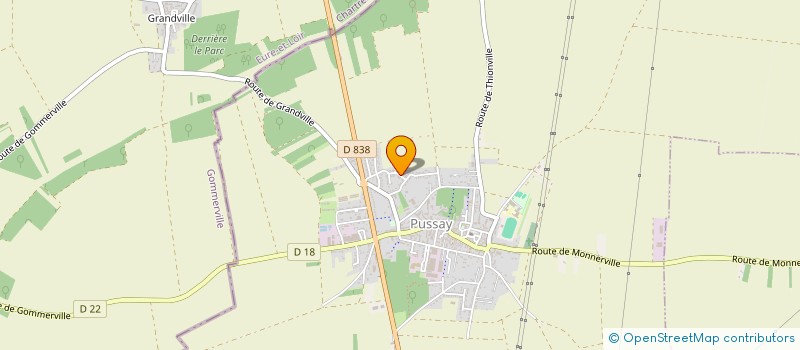 localisation de l'entreprise MADAME CELINE VAQUEZ  PUSSAY