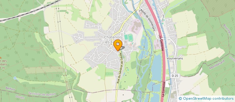 localisation de l'entreprise MADAME CELINE VARETTE à CHATENOIS-LES-FORGES