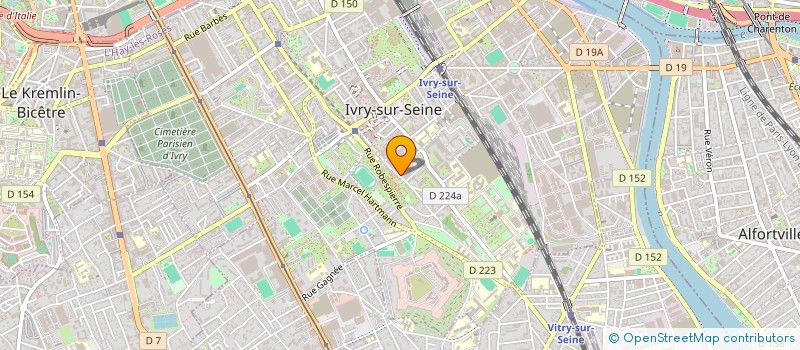 localisation de l'entreprise MADAME CELINE VAUCENAT  IVRY-SUR-SEINE