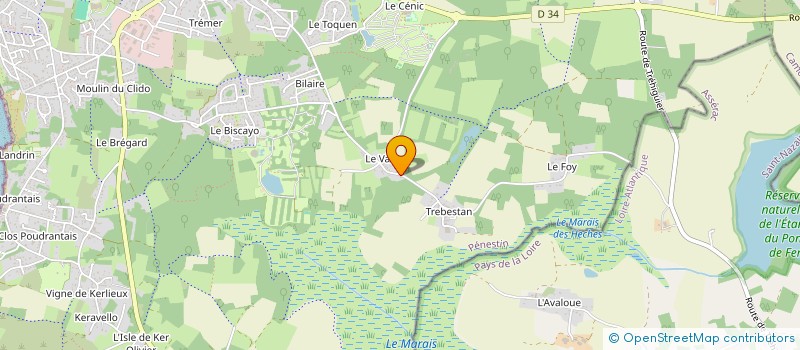 localisation de l'entreprise MADAME CELINE VAUGRENARD à PENESTIN