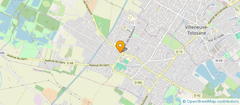 localisation de l'entreprise MADAME CELINE VAZQUEZ  FROUZINS