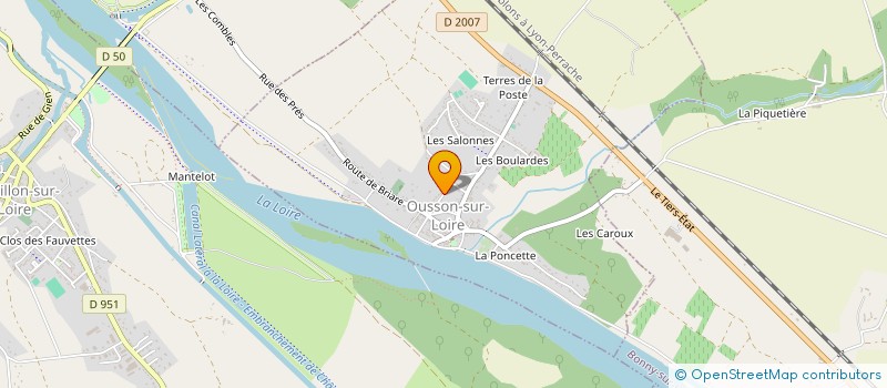 localisation de l'entreprise MADAME CELINE VEILLEROT à OUSSON-SUR-LOIRE