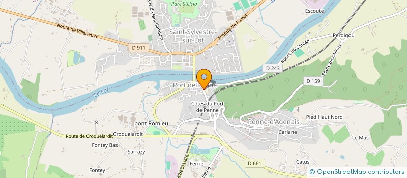 localisation de l'entreprise MADAME CELINE VENDITELLI à PENNE-D'AGENAIS