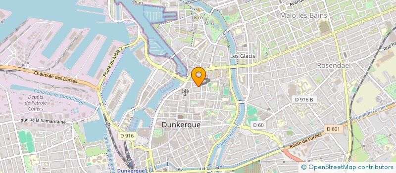 localisation de l'entreprise MADAME CELINE VERCOUTTER à DUNKERQUE